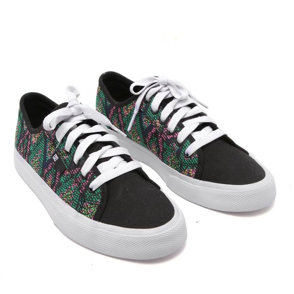 DC Canvas Tapestry Vegan Sneaker Manual TXTL Skateboarding Casual Shoe Black NEW - Picture 11 of 11